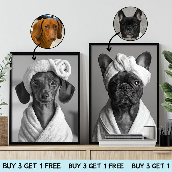 BATHROOM  PET PORTRAITS
