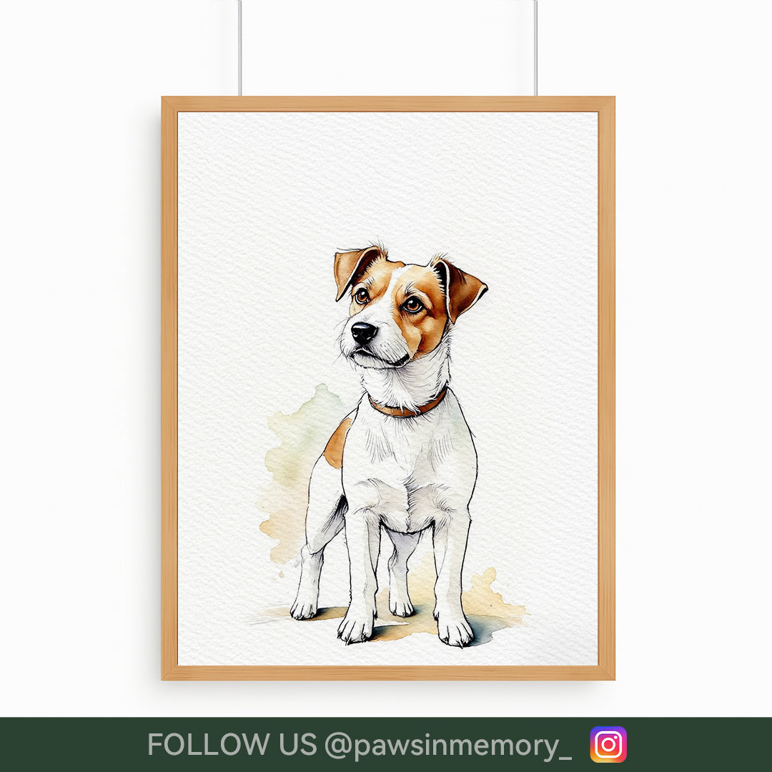 Personalized Watercolor Pet Portrait – Hand-Drawn Custom Cat or Dog Art (Digital Download)