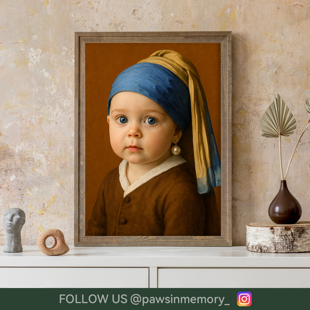 Custom Baby Portrait from Photo – Renaissance & Masterpiece Style | Royal & Fine Art Baby Wall Decor | Digital Download