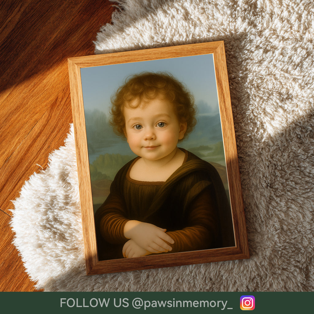 Custom Baby Portrait from Photo – Renaissance & Masterpiece Style | Royal & Fine Art Baby Wall Decor | Digital Download