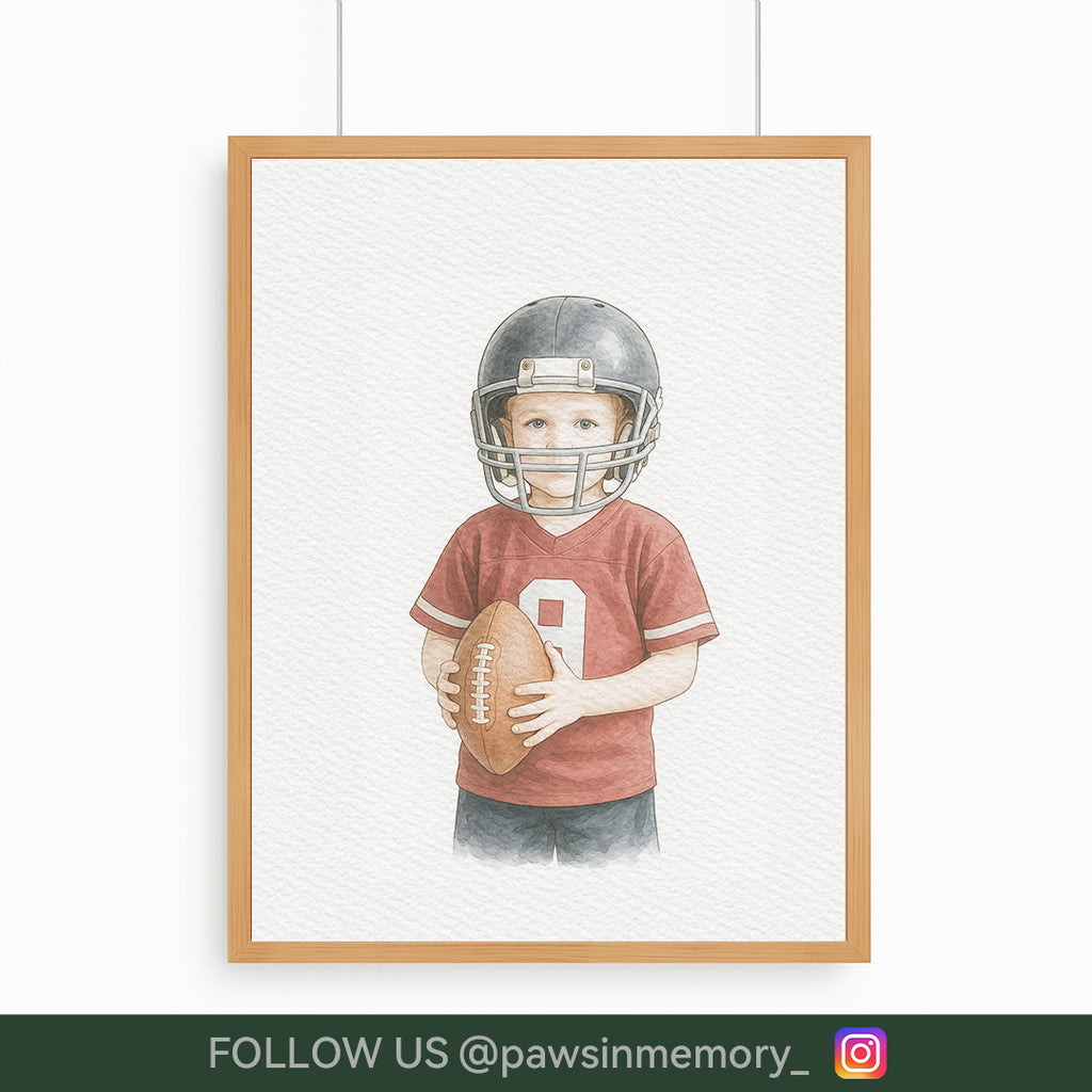 Custom Watercolor Portrait – Personalized People & Pet Illustration from Your Photo | Digital Download