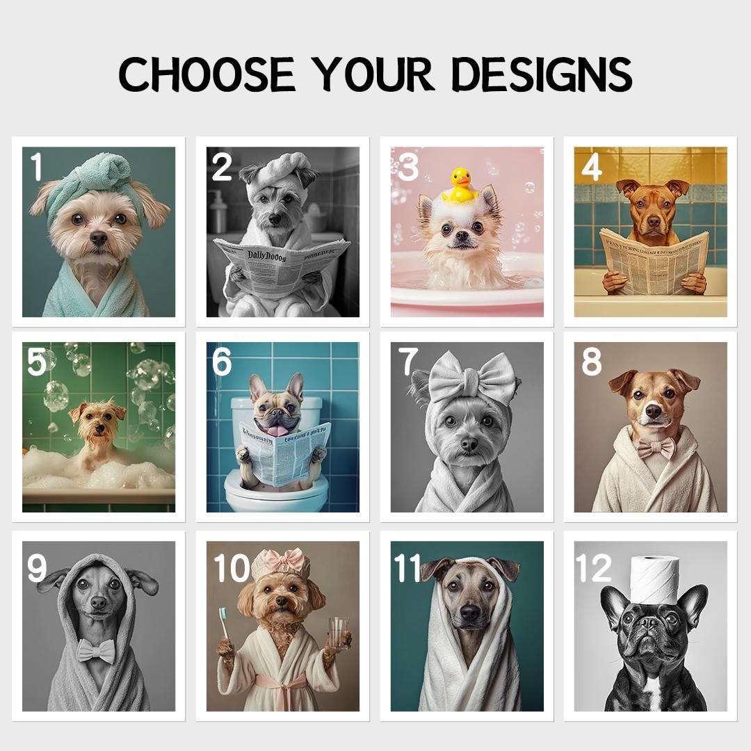 Custom Pet Portrait – Magazine Cover Style Dog Art | Printable Digital Download