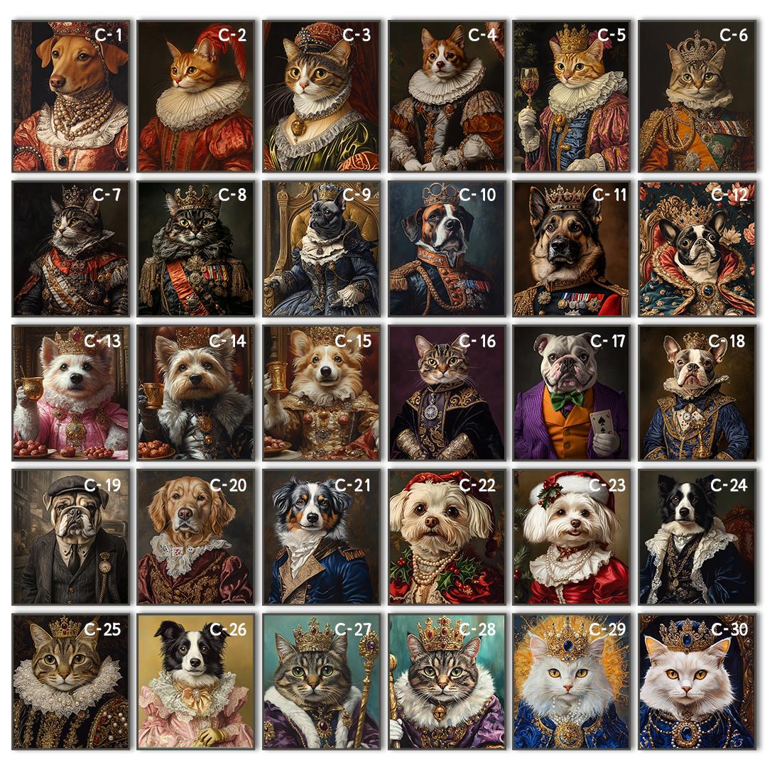 Custom Pet Portrait – Elegant Suit & Tie Dog Art | Formal Wear Digital Download