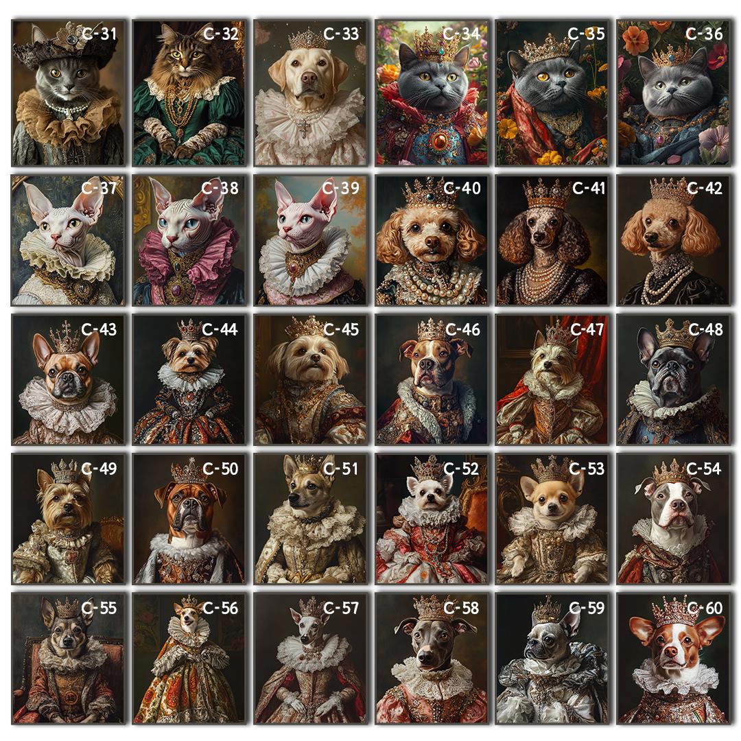 Custom Pet Portrait – Elegant Suit & Tie Dog Art | Formal Wear Digital Download