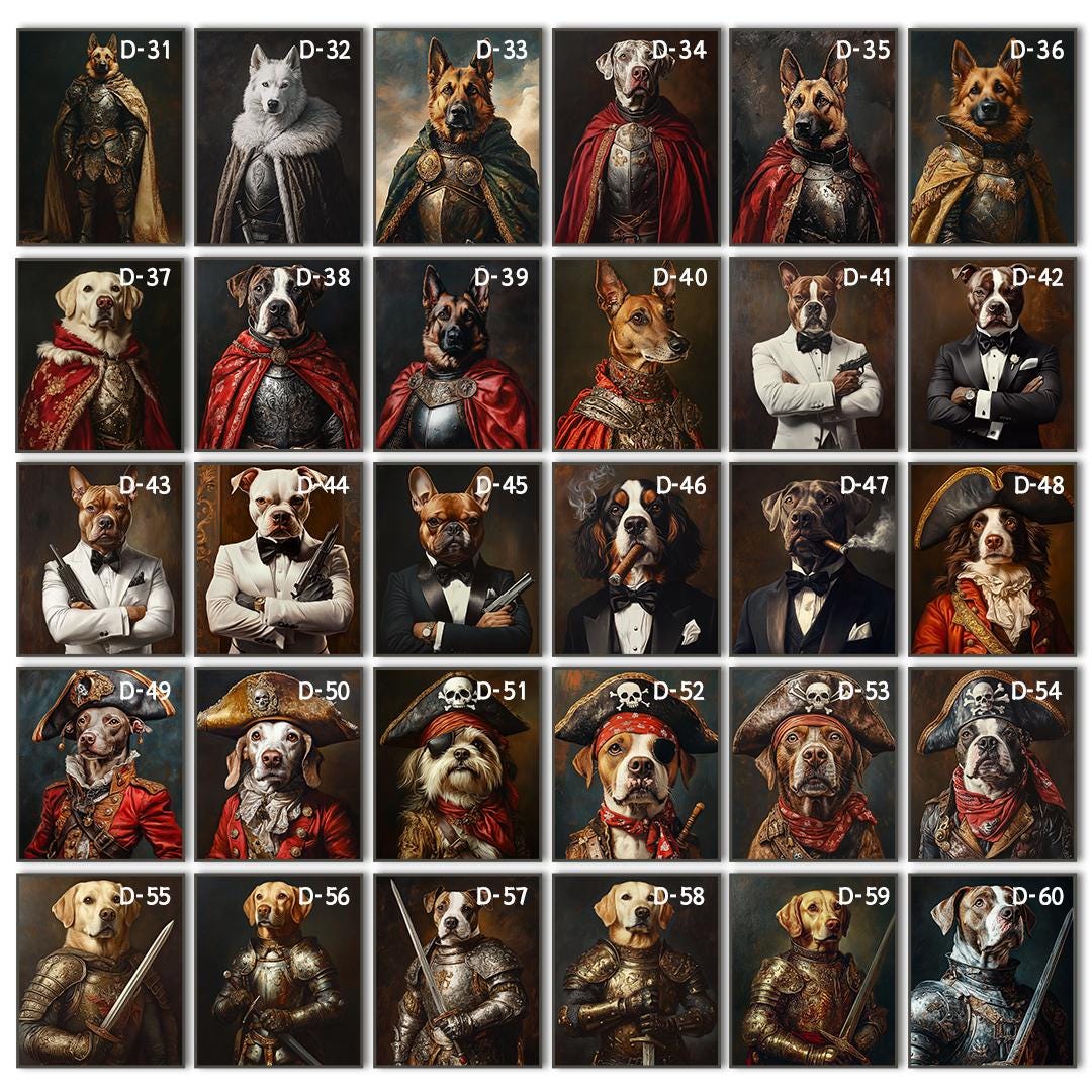 Custom Pet Portrait – Elvis-Style Rock ’n’ Roll Dog Art | Digital Download