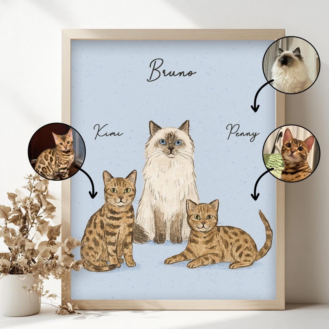 Custom Pet Portrait – Colorful Comic Style | Cartoon Dog Art Digital Download