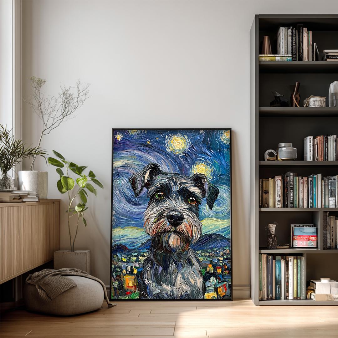 Custom Pet Portrait – Classic Oil Painting Style | Regal Dog Art Digital Download