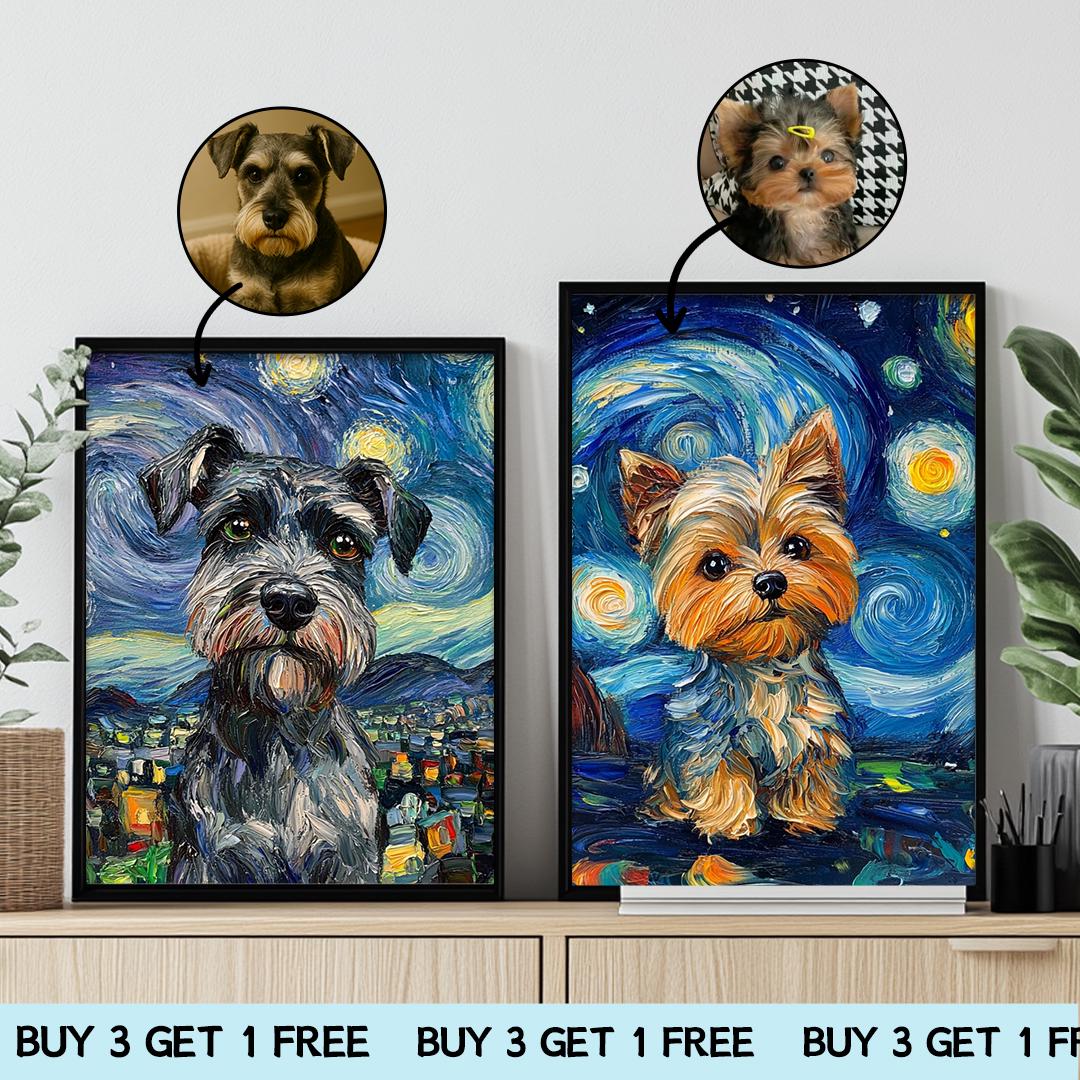 Custom Pet Portrait – Classic Oil Painting Style | Regal Dog Art Digital Download