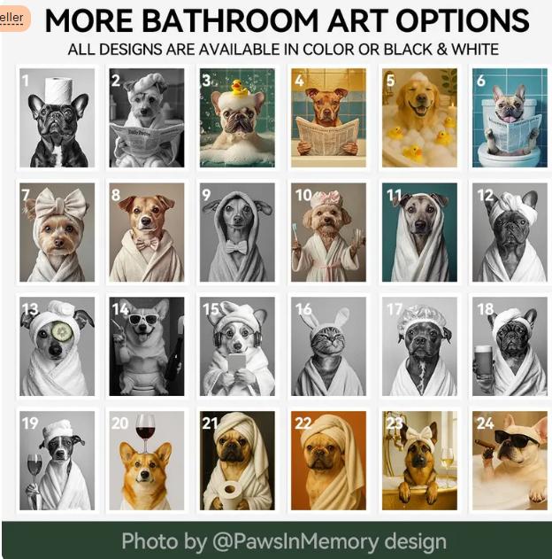 Baby Bathroom Wall Art – Cute Baby in Bath Illustration | Printable Digital Download